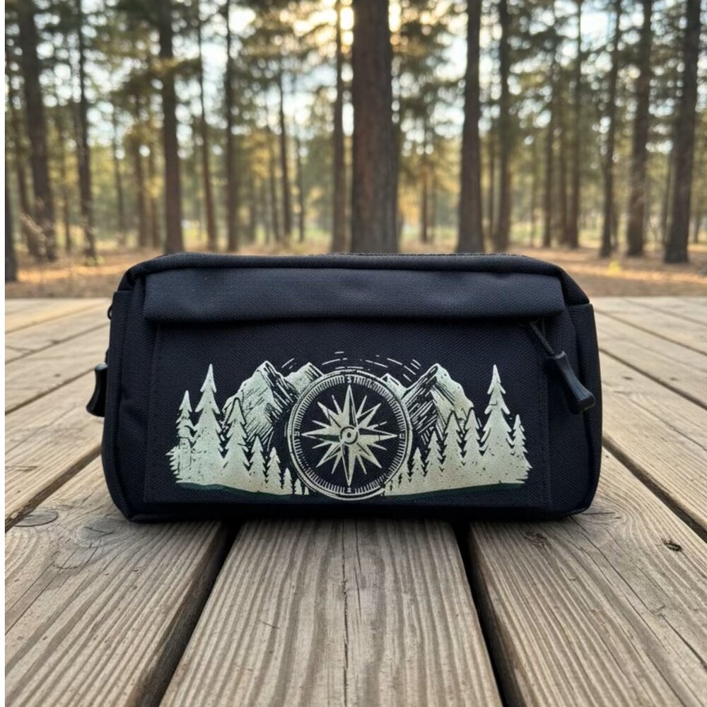 Adventure Compass Fanny Pack – Forest Mountain Design